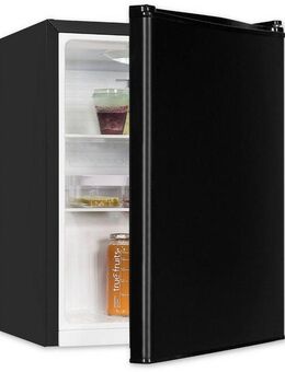 exquisit Kühlschrank KB60-V-090E schwarz, 62 cm hoch, 45 cm breit, 52 L Volumen