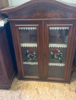 Vitrine Alter Schrank mit Glastüren Schränkchen - Owingen
