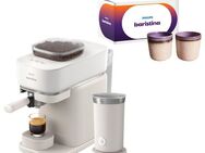 PHILIPS baristina Espressomaschine BAR303/00 mit Mahlwerk für ganze Bohnen, Milchaufschäumer inkl., 16 bar Pumpendruck, Naturweiß