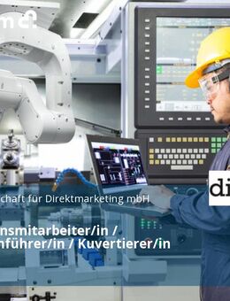 Produktionsmitarbeiter/in / Maschinenführer/in / Kuvertierer/in (m/w/d) - Hamburg