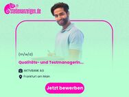 Qualitäts- und Testmanagerin (m/w/d) - Frankfurt (Main)