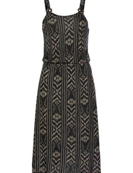 LASCANA Jerseykleid mit Ringdetail am Träger, Sommerkleid im Alloverdruck, Strandkleid