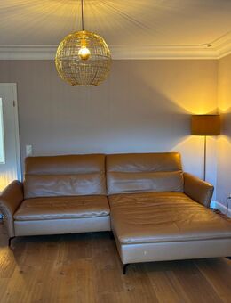 Leder Couch Sofa cognac/camel/braun 4Sitzer 2,87x2,02m - Tangstedt (Landkreis Stormarn)