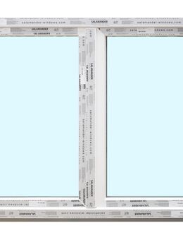 Kunststofffenster Fenster auf Lager abholbar 175x120 cm 2-flg. 3-fach Verglasung - Essen