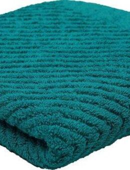 ROSS Duschtuch Smart, Frottier (1-St), Uni-Rippe mit Velourslabel