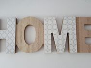 Deko - Schild " HOME " Holz - Neuss