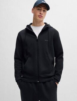 BOSS GREEN Kapuzensweatjacke Saggy mit BOSS Aufdruck