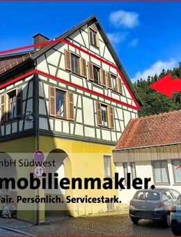 Dachgeschosswohnung - direkt im Zentrum - Schiltach