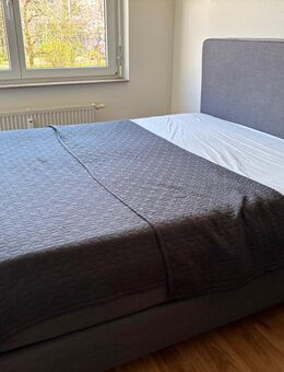 Boxspringbett Ikea Dunvik, 180 cm x 200 cm, dunkelgrau - Stuttgart