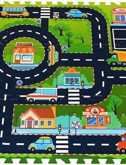 Knorrtoys® Puzzle Straße, 12 Puzzleteile, Puzzlematte, Bodenpuzzle