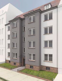 Zentral gelegene 3-Zimmer-Erdgeschosswohnung mit Balkon und Gartenblick in umfassend saniertem Gebäude. - Kassel