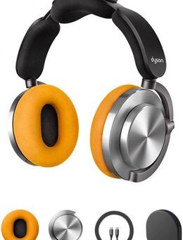 DYSON OnTrac™ Over-Ear-Kopfhörer (Geräuschisolierung, Transparenzmodus, Bluetooth, Integriertes Mikrofon zum telefonieren und Geräuschunterdrückung)