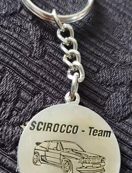 VW SCIROCCO - Team Alfeld Schlüsselanhänger Metall Chrome - Zwickau