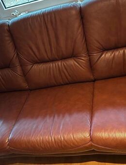 Echtleder Sofa-Garnitur – 3er, 2er & Sessel – sehr guter Zustand - Schwanewede