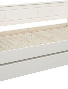 Lüttenhütt Funktionsbett " ERIK " TOPSELLER! Daybed, Gästebett, Kinderbett, Massivholz (Kiefer), 2. Schlafplatz ausziehbar, moderner Landhausstil, Schublade optional