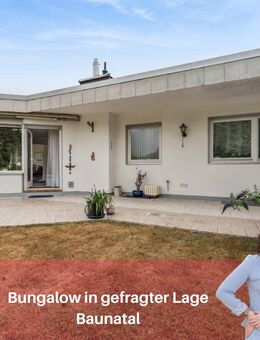 Wohnen auf einer Ebene - Bungalow mit Garage - Baunatal