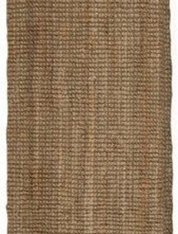 FLAIR RUGS Läufer Jute Boucle, rechteckig, Höhe: 7 mm, aus 100% Jute, mit Fransen, aus Naturfasern