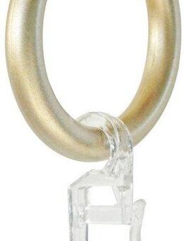 GARESA Gardinenring Kunststoffring mit Haken, (20-St), für Durchmesser bis 20mm, einfache Montage