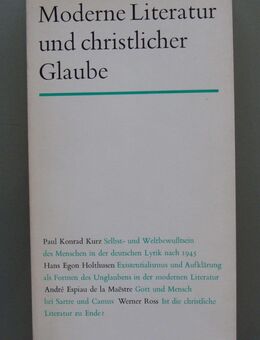 Moderne Literatur und christlicher Glaube (1968) - Münster