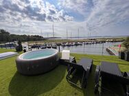 LUXUS Hausboot - 3 Etagen - 100m² Wohnen + 120 m² SONNENTERRASSE - Kamin, Kino, komplett individuell - Berlin
