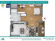 Wunderschöne 2-Zimmer Wohnung mit Loggia im Zentrum Neckarsulms zu verkaufen! - Neckarsulm