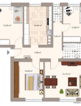 4-Zi. Erbpacht ETW in TOP Lage von Freiburg - Freiburg (Breisgau)