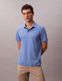 Calvin Klein Poloshirt SS SUPIMA CHEST EMB POLO Mit Rundhalsausschnitt