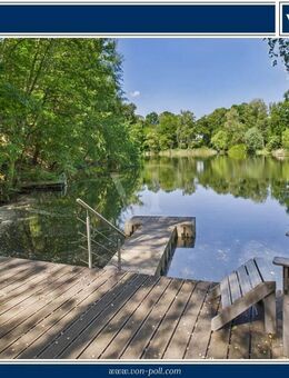 Eigener See, Gästehaus, Bebauungspotential und moderne, großzügige und energieeffiziente Immobilie - Heidesee