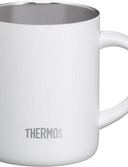 THERMOS Tasse Longlife, Edelstahl, doppelwandig, 0,35 Liter, mit Deckel