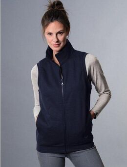 Trigema Steppweste TRIGEMA Weste aus bequemem Sweat-Material (1-tlg)