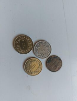 1 Rappen und 5 Rappen aus der Schweiz - Neuhaus (Inn)