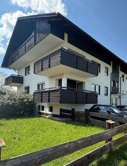 Bezaubernder Bergblick-großzügige 3-Zimmerwohnung mit Balkon und Loggia - Raubling