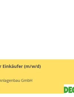 Technischer Einkäufer (m/w/d) - Berching