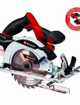 Einhell Akku Handkreissäge TE-CS 18/165-1 Li Solo Power X-Change(Li-Ion, max. Schnitttiefe 54mm, werkzeuglose Einstellung von Schnitttiefe Neigungswinkel, Spindelarretierung, ohne Akku und Ladegerät Set5342 - Wuppertal