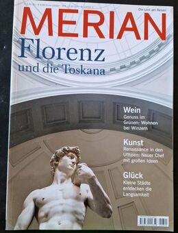 Merian Florenz Magazin Reisemagazin Zeitschrift Reise Merian-Heft Reiseführer - Essen
