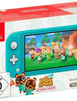 Nintendo Switch Lite Türkis inkl. Animal Crossing + 12 Monate NSO
