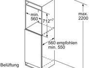 BOSCH Einbaugefrierschrank 6 GIV11AFE0, 71,2 cm hoch, 55,8 cm breit