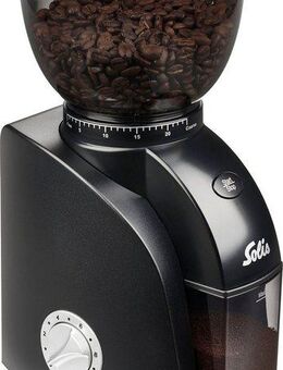 SOLIS OF SWITZERLAND Kaffeemühle Scala Zero Static, 135 W, Kegelmahlwerk, 300 g Bohnenbehälter