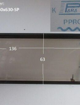 Dethleffs Wohnwagen Fenster ca 136 x 63 bzw 128 x 52 Parapress PPRG-RX D2162 gebr. Sonderpreis (zB Beduin RM4/New Line 425T/RB7/RD3/RT2) - Schotten Zentrum