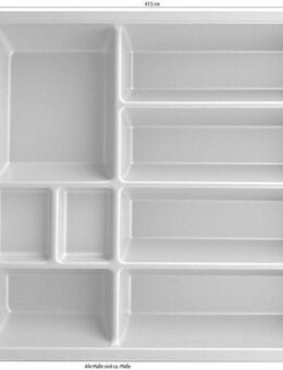 KOCHSTATION Besteckeinsatz Cara, 50 cm, für Schubkästen der Serien Tokio, Cara, Elga, Tara und Avio
