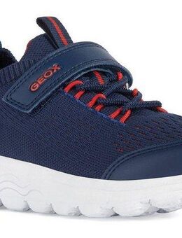 Geox J SPHERICA BOY Sneaker mit Wechselfußbett, Freizeitschuh, Halbschuh, Schnürschuh