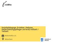 Sozialpädagoge, Erzieher, Dekane, Heilerziehungspfleger (m/w/d) Vollzeit / Teilzeit - München