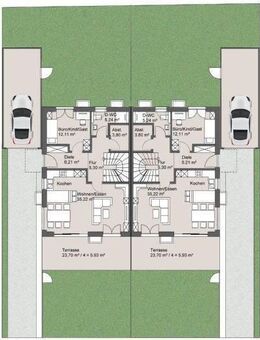 Vermietung einer Doppelhaushälfte in Töging - Töging (Inn)