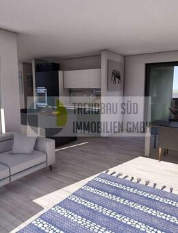 Wohnen über den Dächern von Burgrieden: Exklusive 2-Zi.-Penthouse mit 2 Dachterrassen & Einbauküche - Burgrieden