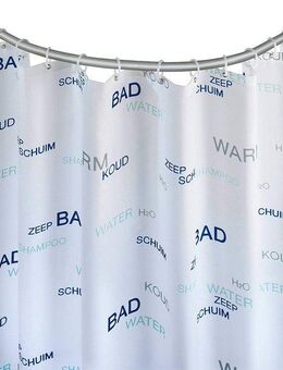 WENKO Bogenstange Rundduschstange Chrom, Fixmaß, Aluminium