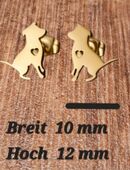 Schöne unbenutzte Ohrstecker/ Ohrringe Hunde in 30655