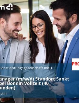 Kundenmanager (m/w/d) Standort Sankt Augustin bei Bonnin Vollzeit (40 Wochenstunden) - Sankt Augustin