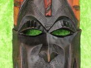 Afrikanische Holzmaske / Jambo Kenia / Wandbehang / hängende Maske Gesicht - Zeuthen