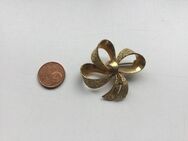 Damen Schmuck Vintage Brosche Gold Double Schleife - Fulda