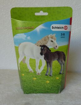 Schleich FARM WORLD 42423 Pony Stute und Fohlen NEU und OVP - Recklinghausen